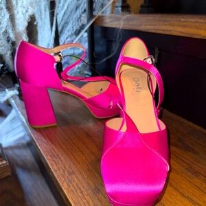 Hot pink heels